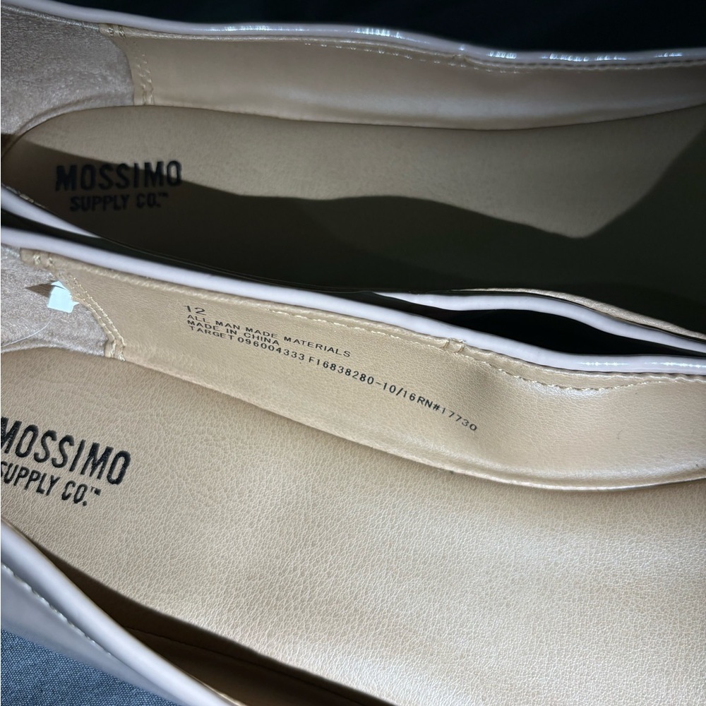 Mossimo Supply Co. Pink Faux Leather Flats // Size 12 - Picture 5 of 5